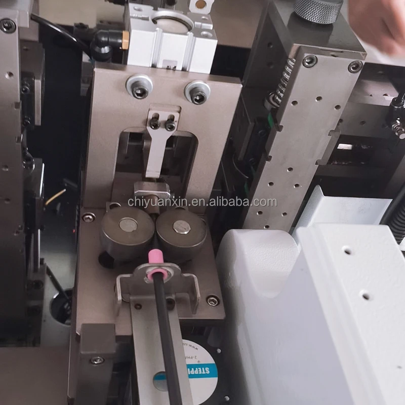 Automatic sheath inner and outer skinning multi-core wire cutting stripper stripping terminal crimping machine