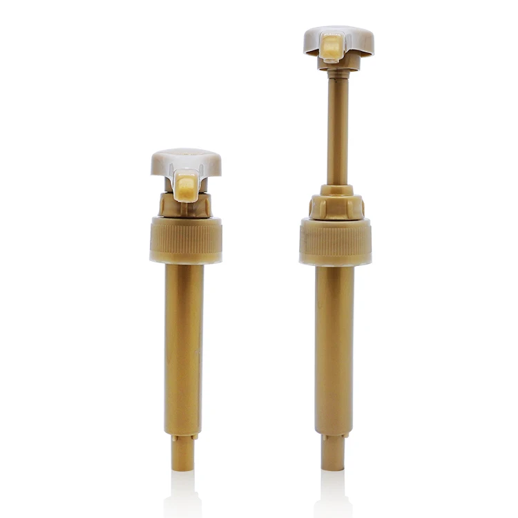 Hot Sale Plastic 28/400 28/410 Gold Sauce Syrup Pump Dispenser for Bottles