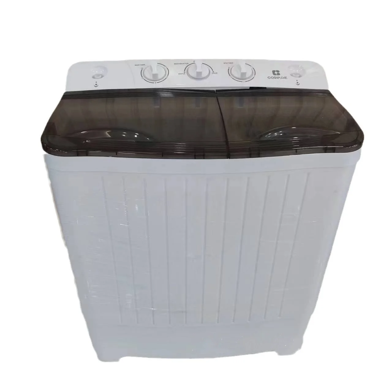 7.0kg Double Drum Electric Washing Machine Clothes Dryer Low Noise Top Loading Semi-Automatic Households Hotels New English
