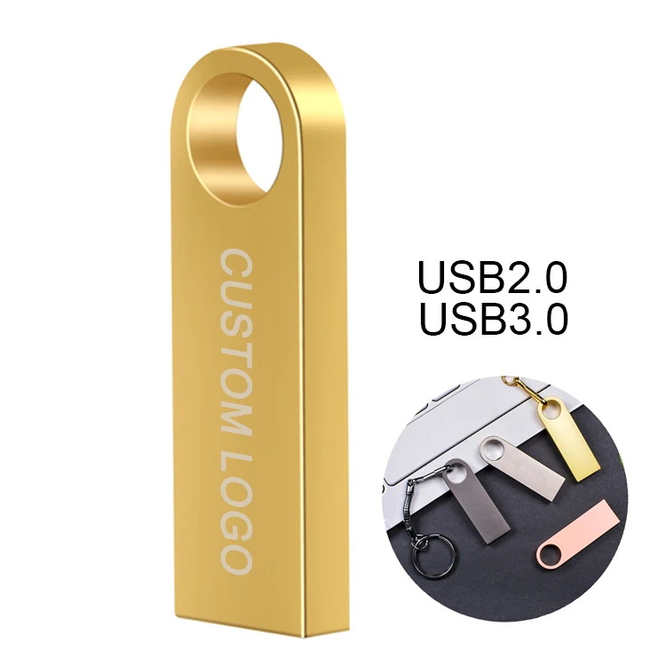Portable mini metal USB flash disk usb 2.0 Custom OEM Logo 8gb drive pendrive 16gb 32gb wholesale new model Usb flash drive