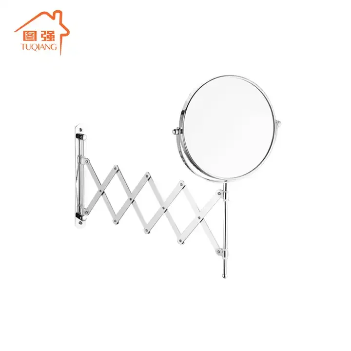 Индивидуальное настенное современное простое дизайнерское зеркало для макияжа двухстороннее для туалета или использования в ванной