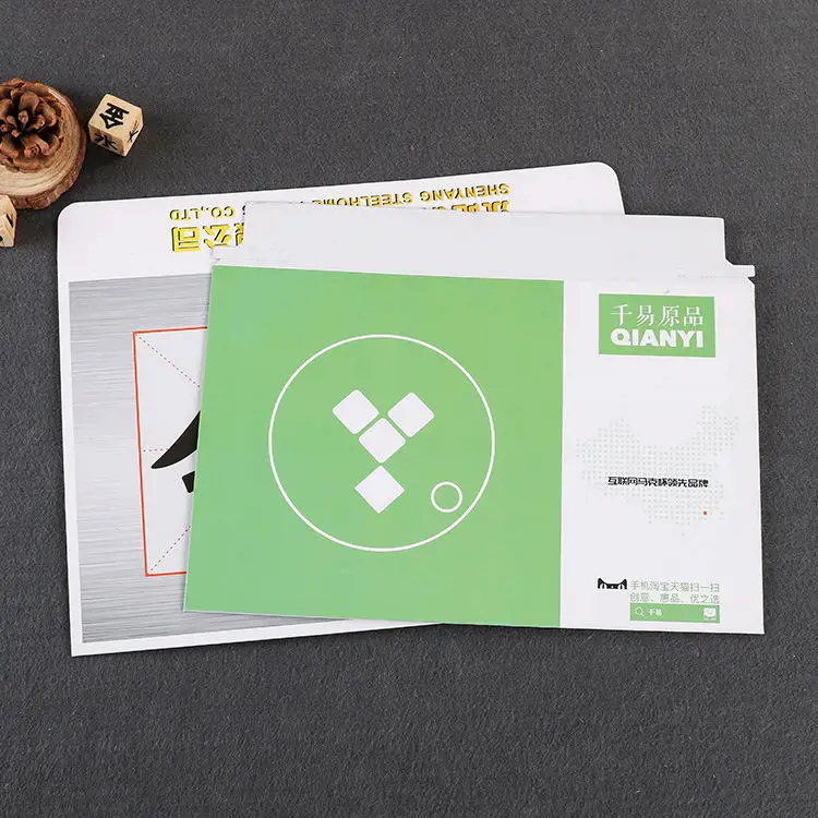 Custom A5 A4 Size Biodegradable Blank Express Document Packaging Mailing Envelope Paper Bag