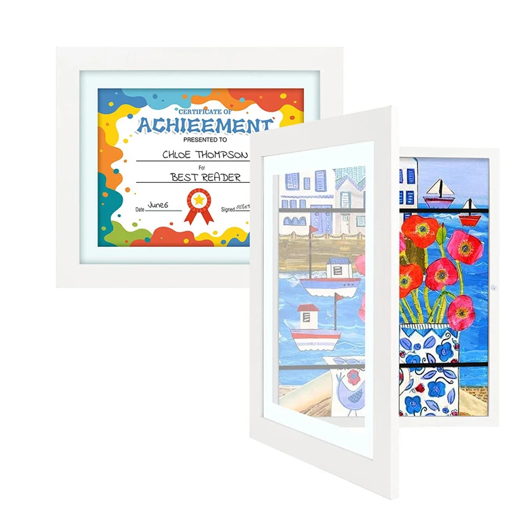 8.5x11in Kids Art Frame for Collecting Children Drawing Folding Picture Frame