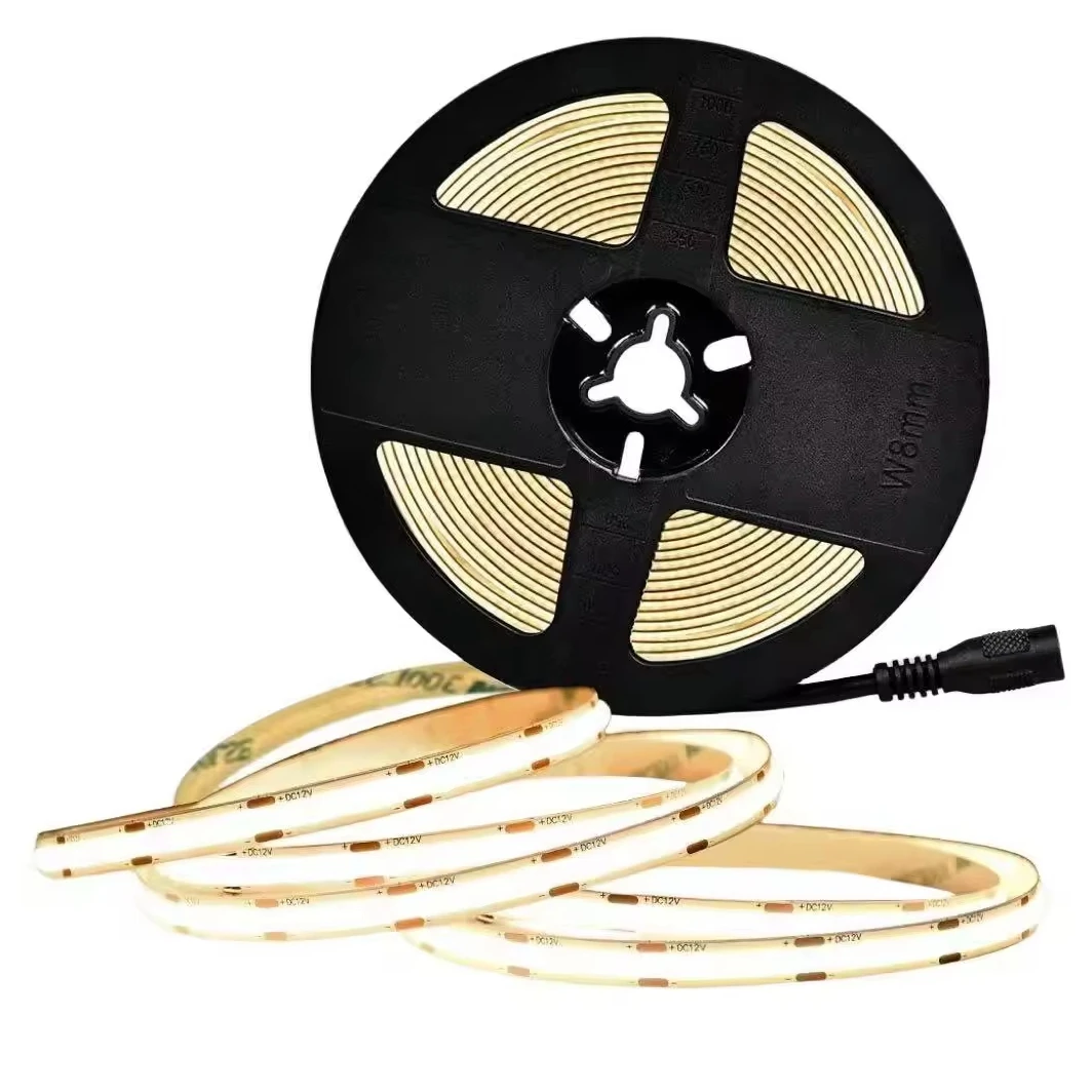 Dotless Linear Lighting Cuttable Addressable Dimmable White Cob Led Strip Light