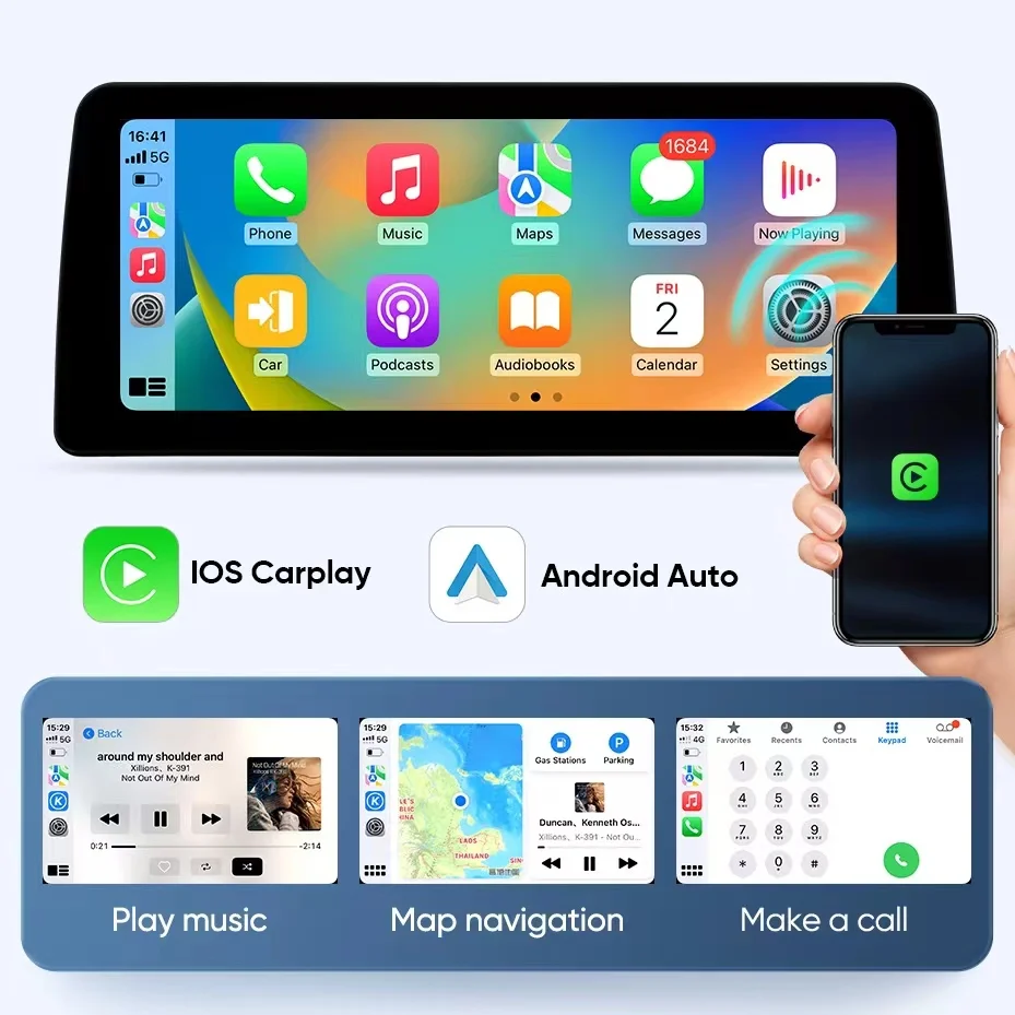 12.3inch Carplay HeadUnit Car GPS Navigation Android Car Stereo For Toyota RAV4 Android 13 Car Multimedia Video Player