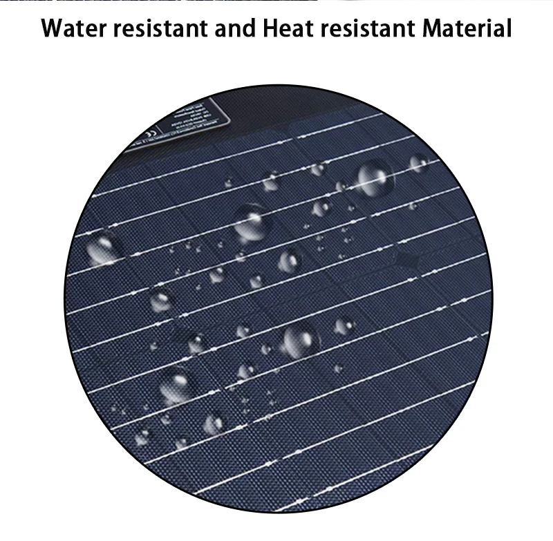 DEMUDA 100w crystalline complete set up portable large folding 2 USB solar panel For Portable Power Station