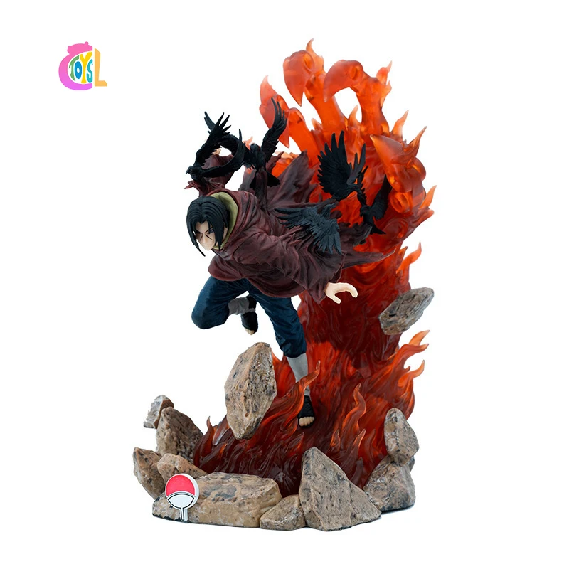 New Style Narutoo Anime Figure Special Effect Susanoo Uchiha Itachi Action Figure Model Toy With Color Box