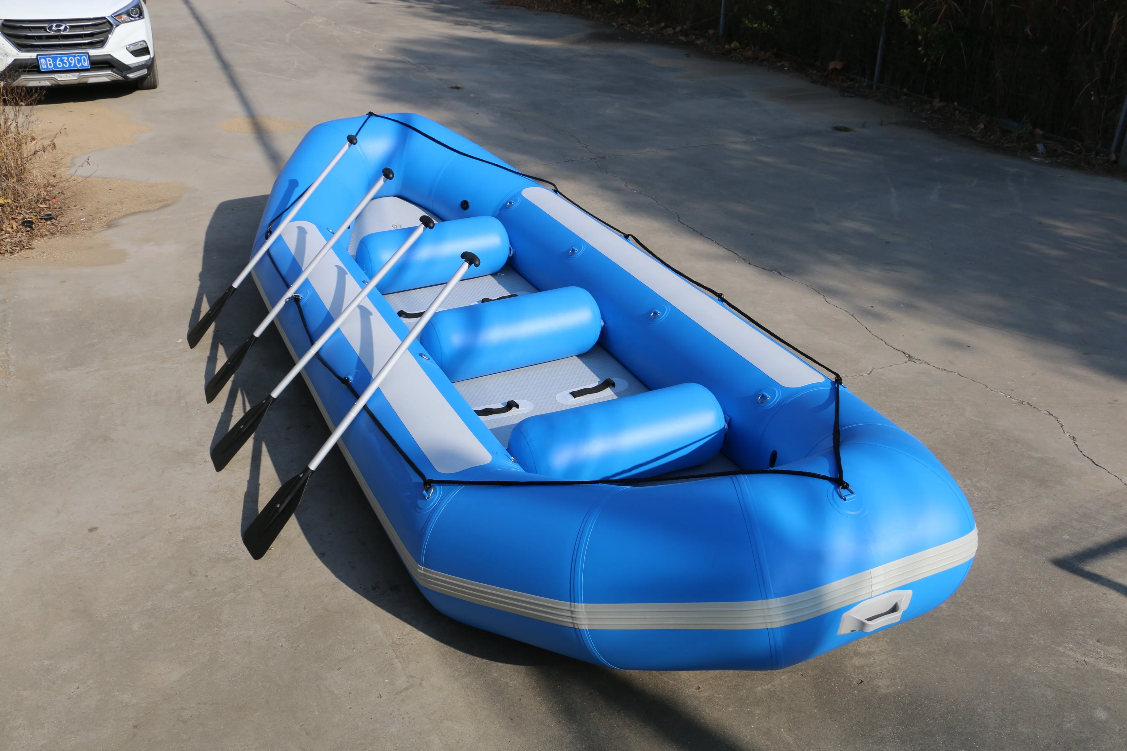 Inflatable Raft 410 380 1.2 PVC Low Price Pontoon Boat Rubber Pack Raft Boat