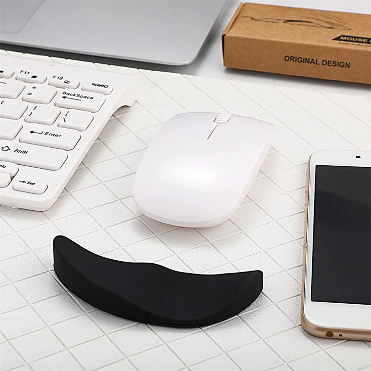 Hot Sale Ergonomic Smooth Gliding Silicone Mouse Wrist Hand Rest Pad Computer Mouse Palm Pad