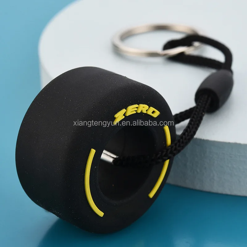 Silicone rubber keychain custom bratz doll rubber keychain rubber tyre keychain