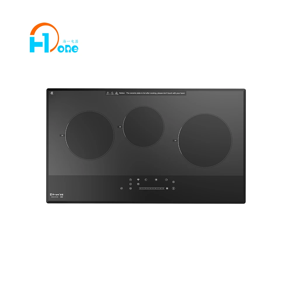 Прямая Продажа с завода встроенная индукционная плита 220V Tuya умным Wi-Fi управлением Экологически чистая 6000 Вт