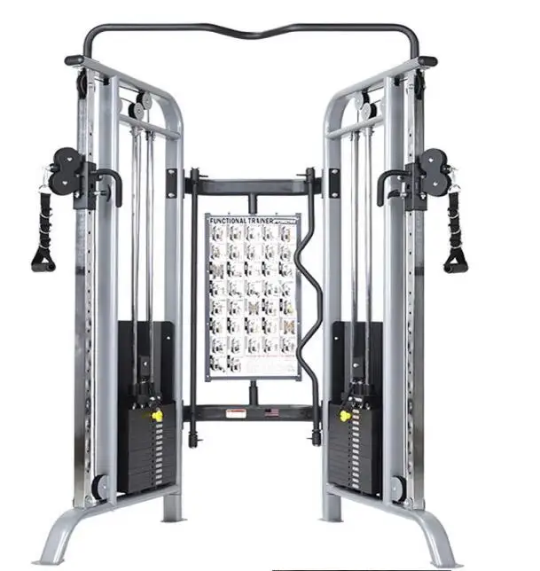 Huiti new design functional smith machine weight lifting multi function station cross cable equipment for home use