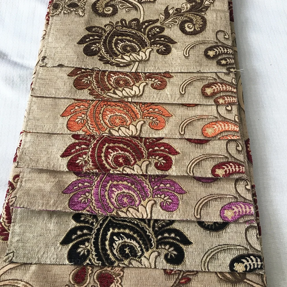 Домашний текстиль индивидуальный стиль синель ткань производители обивочная 100% дизайнерская Ткань Цветочный полиэстер жаккардовая