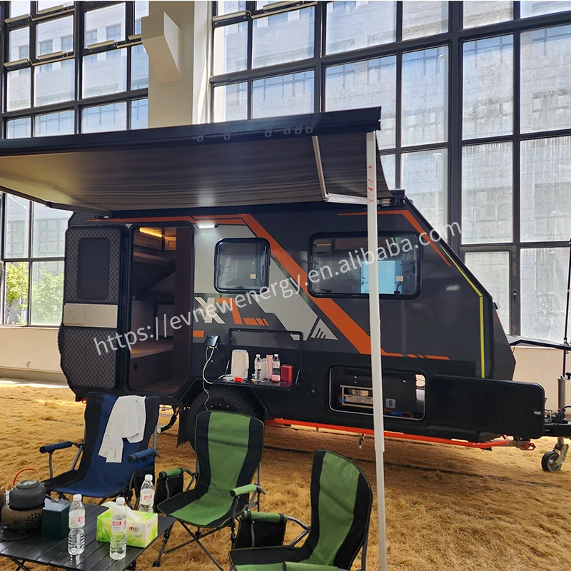 MND Standards Camper 4-местный трейлер кемпинг караван туристический Трейлер с кухней для продажи