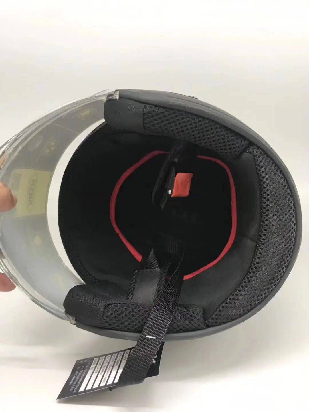 
White open face helmets for motorcycle 