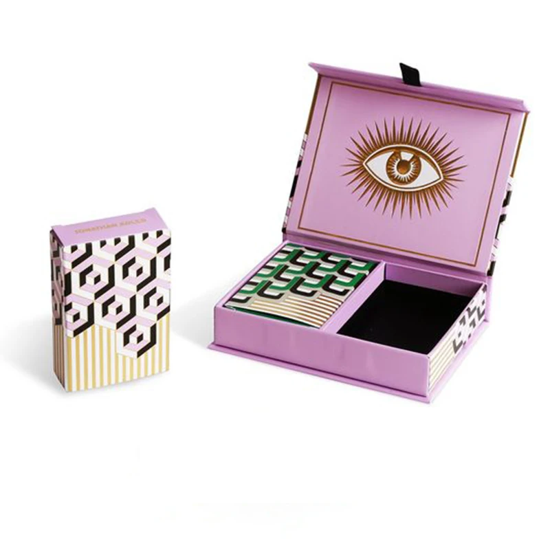 Bespoke big black retail products gift box packaging with magnetic lid/cardboard paper cake box with handle and window