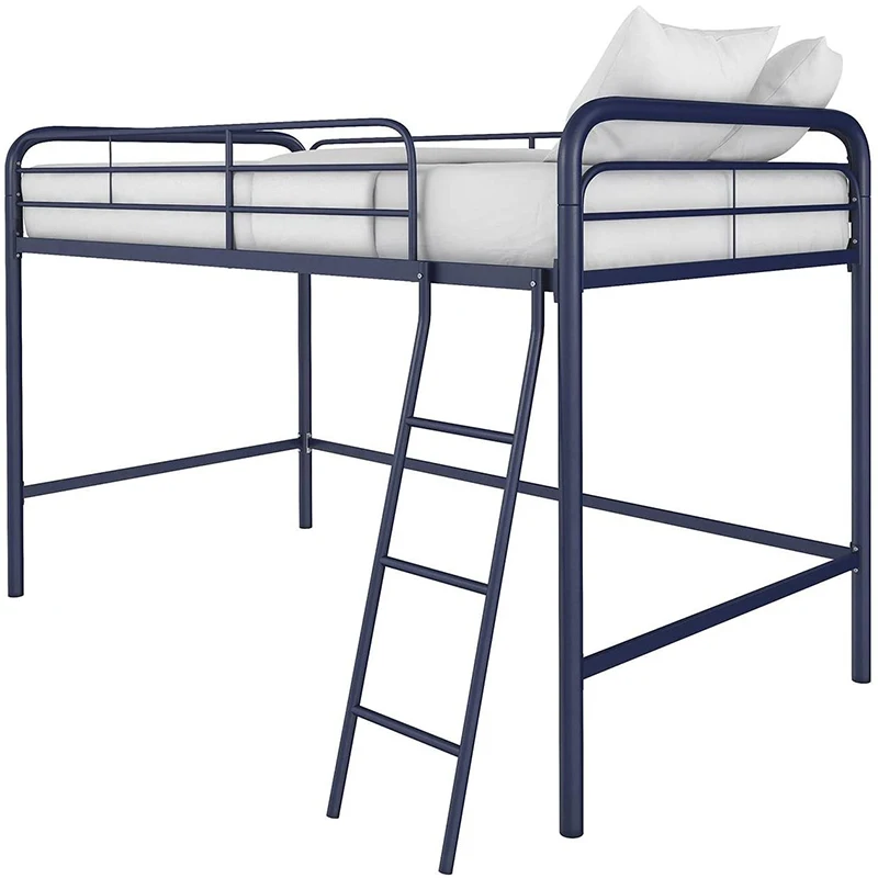 Kids furniture fanny bunk bed with curtains