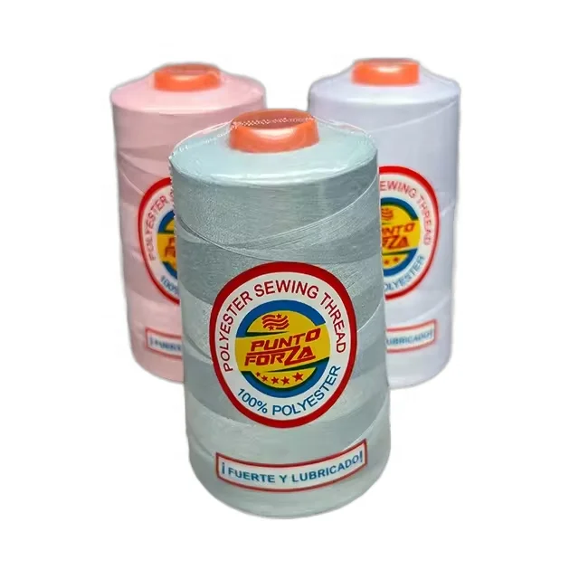 Sewing Thread & Yarn Manufacturer Supplier Spun Embroidery Cotton Nylon Rayon 100% 40/2 Polyester Wholesale For Sewing Factory