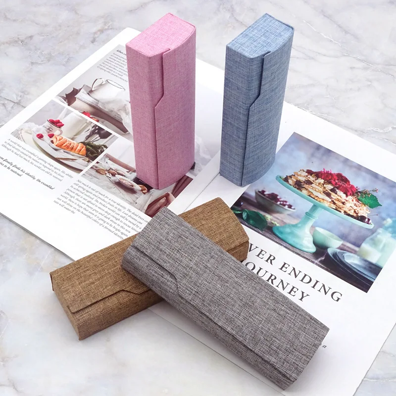 2024 Custom lgoo Retro Luxury Glasses Bags Case Colorful myopia eyeglasses boxes glasses wholesale fashion optical glasses case