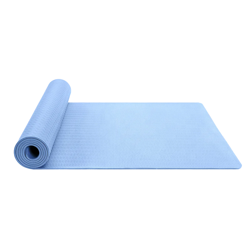 Logo customizable Personalzable exercise yoga mats position line printable PVC NBR PU TPE yoga mat factory