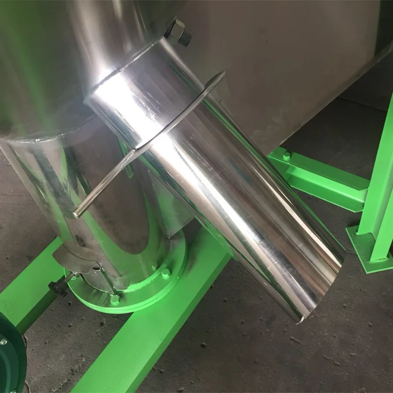 Mixing raw materials evenly and quickly stainless steel vertical plastic mixer