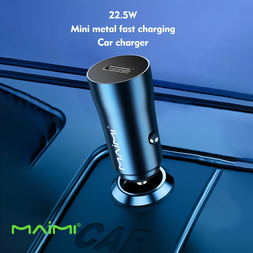  Maimi CC118 22 5 Wfast автомобильное зарядное устройство QC3.0 для смартфона Быстрая зарядка металлическое адаптер мобильного