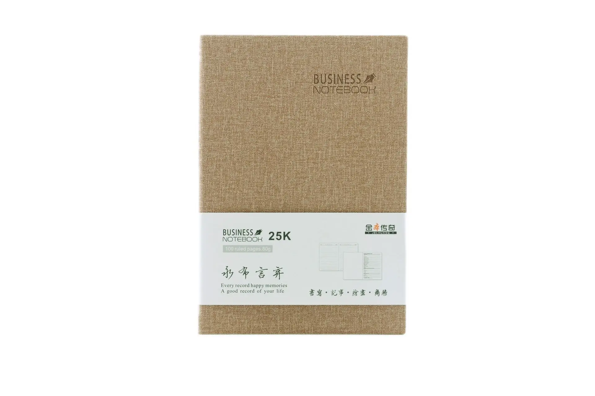 Hot Selling Private Label Diary Notebook A5/A7/B5 Size 80gsm Paper  Cotton Hardcover Business Notebook For Business Man