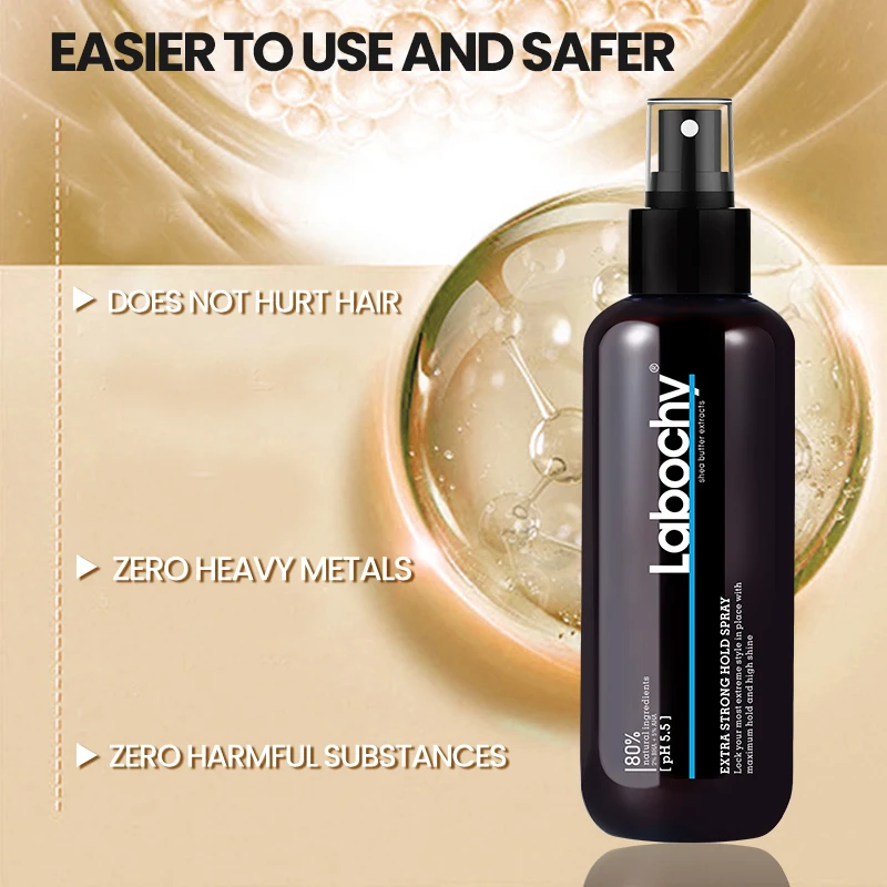 OEM Wholesale Styling Spray Fast Dry Long Lasting Strong Hold Salon Barber Hair Spray