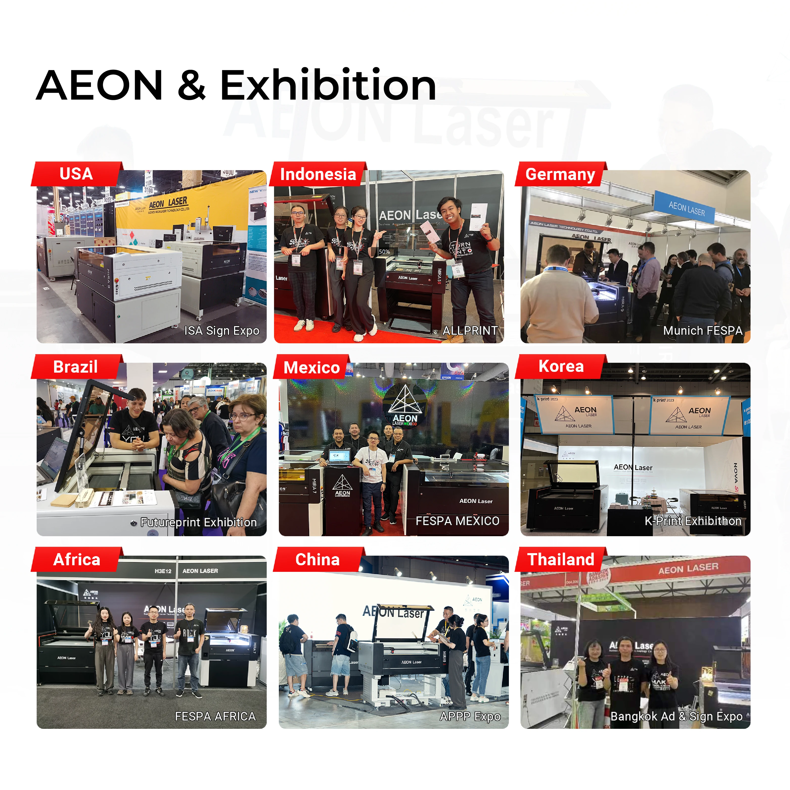 AEON MIRA 7 CO2 Laser Engraving Machine for Leather and Plastic 40W/60W/80W RECI Laser Source