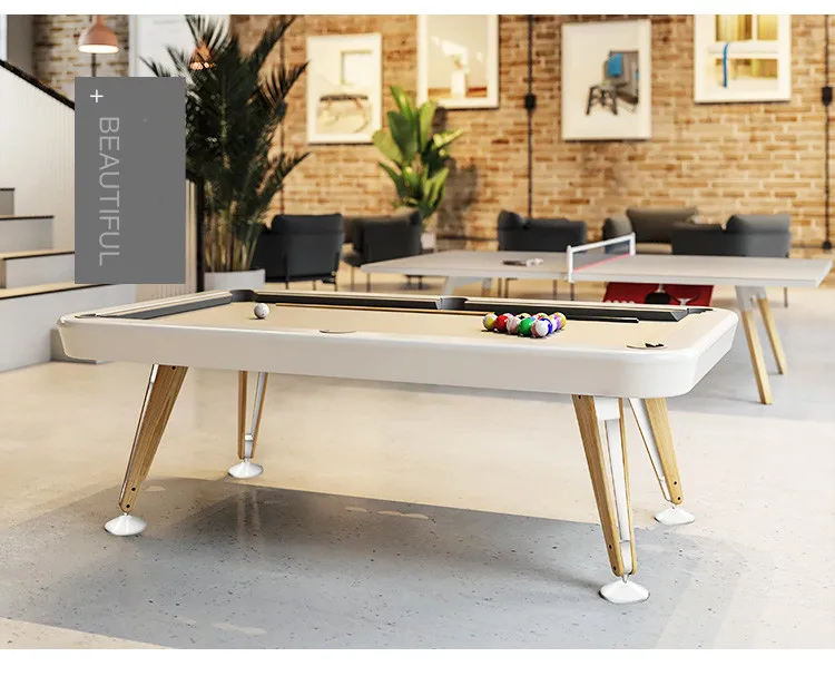 simple and light luxury home billiards table