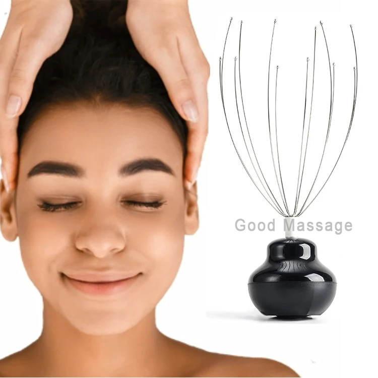 
Chinese Cheap Stress Release Personal Handy Steel Octopus Spider Wire Hair Scalp Head Massager 