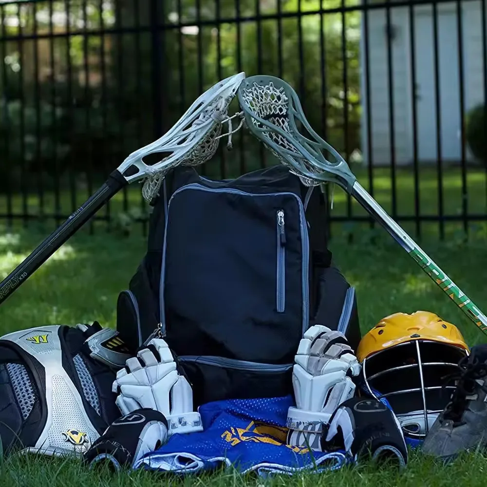 Large Capacity Lacrosse Backpack For for Boys And Girls Custom Unisex Hockey Equipment Bags Lacrosse Stick Bag