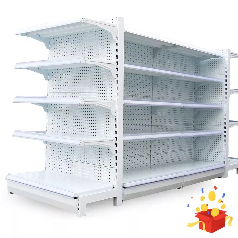 Customized Good Quality Gondola Supermarket Shelf Gondola Stacking Racks & Shelves