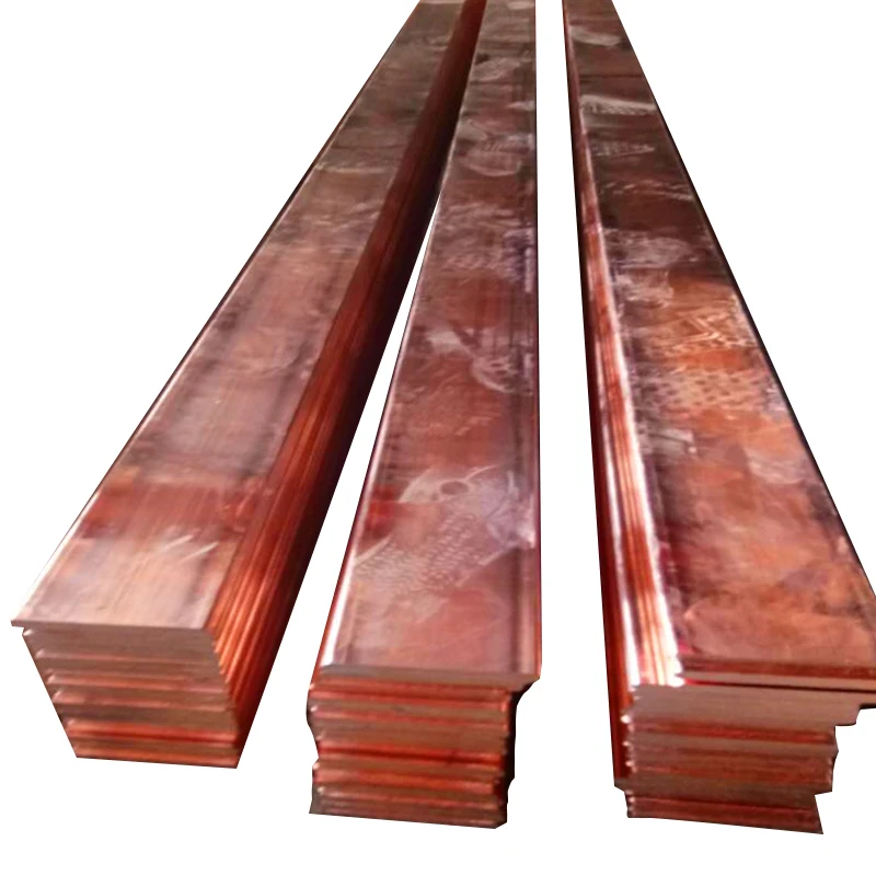 Плоский медный стержень с Оловянным покрытием