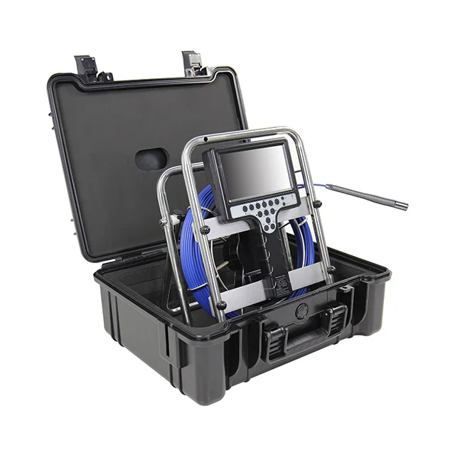 Wopson самовыравнивающаяся ручная камера для канализации, кабель из стекловолокна, камера видеонаблюдения для инспекции дренажной трубы с передатчиком 512 Гц