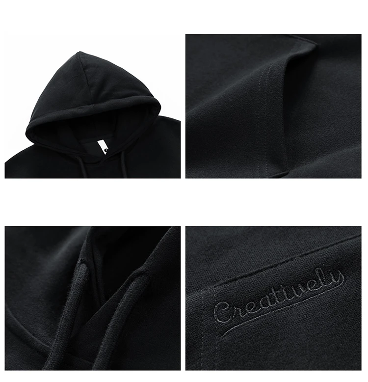 Manufacturer Vintage Distressed Hoodie Customize LOGO Distressed Hoodie For Men