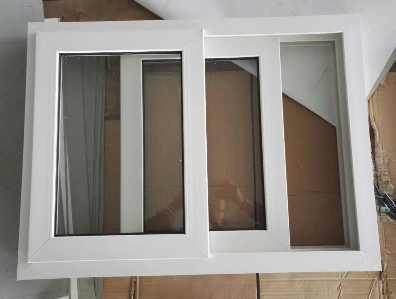upvc sliding window pvc high quality plastic window with low price and simple design