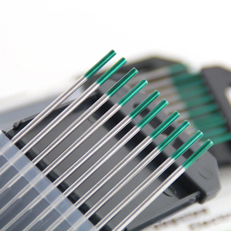 
HDB 99.8% WP tungsten rod Tungsten Material 2.4mm pure green easy arc welding 