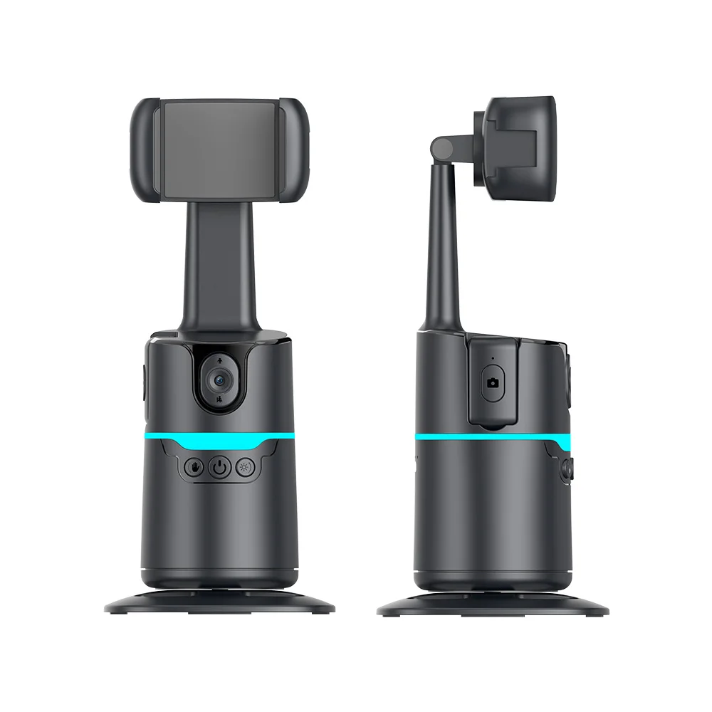 2025 New Q14 360 Rotation Auto AI Focus Face Tracking Mobile Phone Stabilizers with Magnetic Gimbal Holder for phone