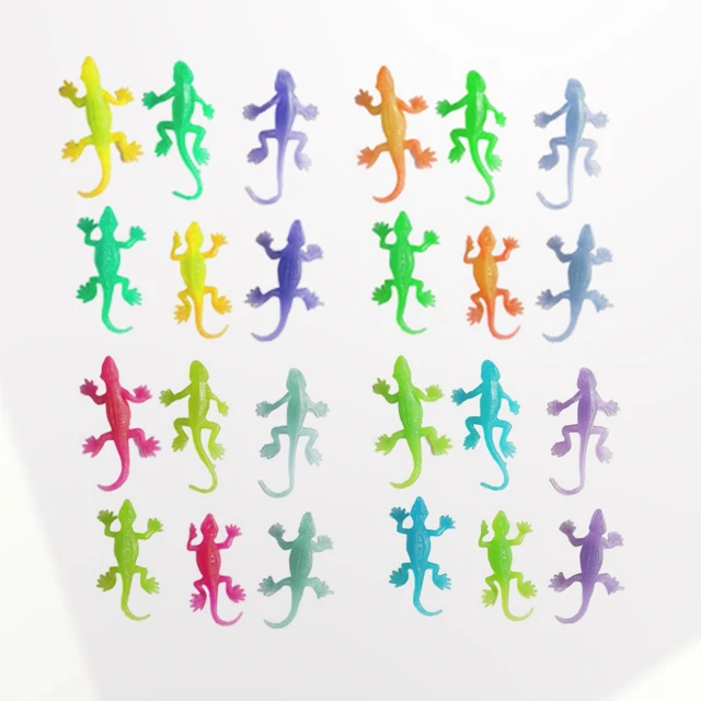 gecko toys for kids toddlers lizard kit artificial model reptile animal figures realistic educational toy children wall crawler