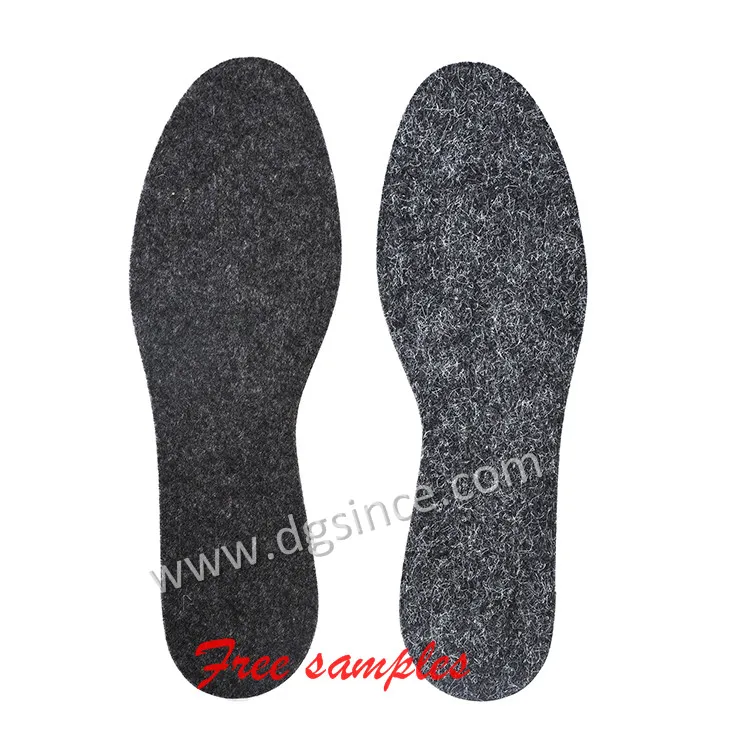 woolen insole Warm winter Thermal Aluminum Foil Warm Felt latex shoe Insole for men and women