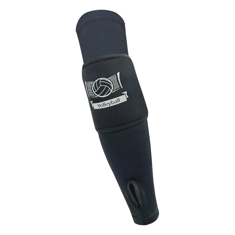 Custom Badminton Tennis Basketball Shooting Nylon Compression Elbow Padded Arm Sleeve