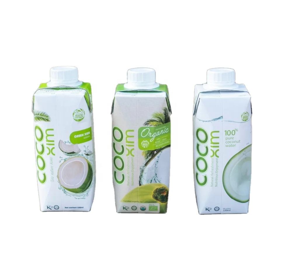  Вьетнамская кокосовая вода-330 мл/1000 мл-DIRECT UHT Tetra Pak со вкусом лотоса цитрусовых манго ананаса + 84354669243