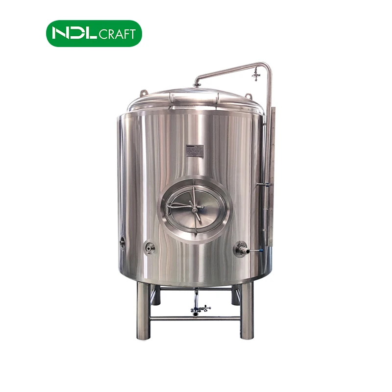 500L beer used micro stainless steel Double wall brite tank with jacket