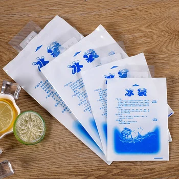 Water Injected Ice Pack Reusable Shipping Transportation Cooling Ice Gel Pack Dry Ice Bag For Food