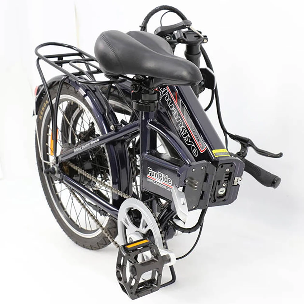 20 дюймов 7 скоростей со скрытыми батареями складной электрический велосипед женские 250w 350w