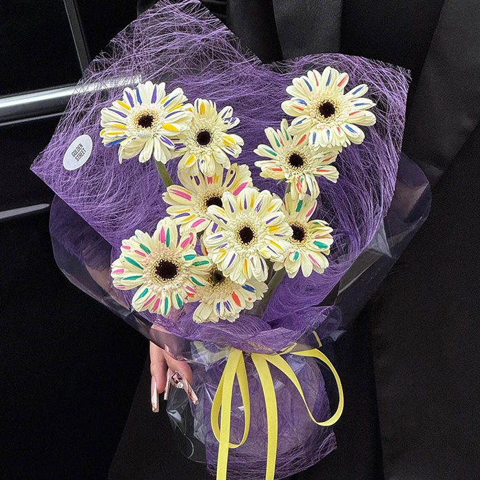 New design flower packaging inner lining paper Luxury flower packaging paper inner lining paper hollow texture