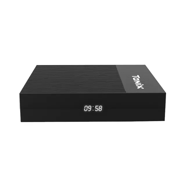 New Set Top Box Bluetooth optional android 11 tv box amlogic 905x4 Tanix X4 Quad Core 4GB 32GB 4k smart box from China
