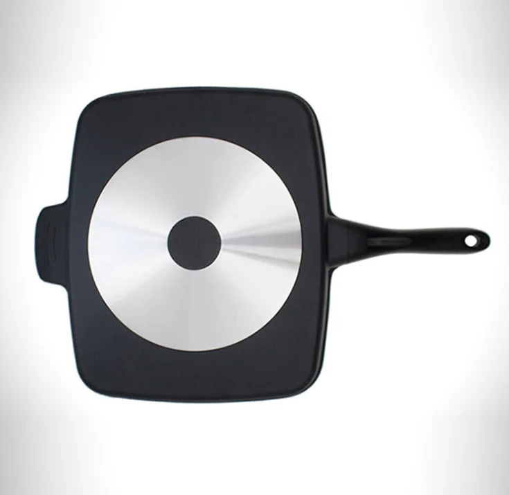 No-stick Aluminum magic frying pan multifunctional Divided 5 in 1 grill oven pan