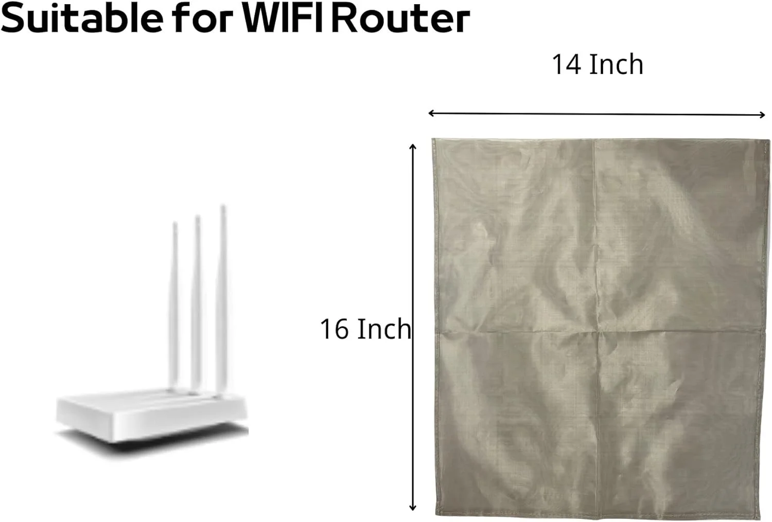 WiFi Cover for Protection, WiFi Router Cover Faraday Cage, Router WiFi Guard for WiFi Routers.